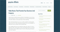 Desktop Screenshot of popularaffiliate.com
